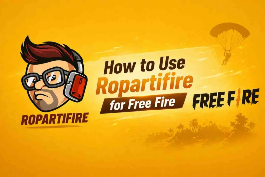 How to use Ropartifire for Free Fire